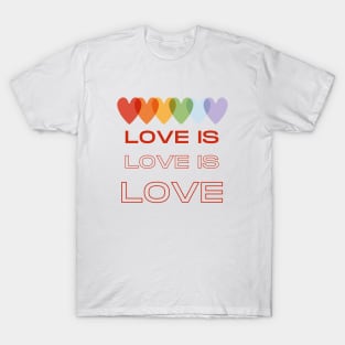 Rainbow pride love winds LGBTQ ally graphic T-Shirt